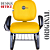Cadeira Escolar Super Reforçada que Suporta até 300kg para Obesos, ideal para Escolas e Faculdades - Linha Fat - Amarelo - Imagem 6