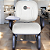 Cadeira Escolar Super Reforçada que Suporta até 300kg para Obesos, ideal para Escolas e Faculdades - Linha Fat - Branco - Imagem 1