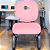 Cadeira Escolar Super Reforçada que Suporta até 300kg para Obesos, ideal para Escolas e Faculdades - Linha Fat - Rosa Claro - Imagem 1