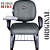 Cadeira Escolar Super Reforçada que Suporta até 300kg para Obesos, ideal para Escolas e Faculdades - Linha Fat - Cinza Escuro - Imagem 3