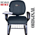 Cadeira Escolar Super Reforçada que Suporta até 300kg para Obesos, ideal para Escolas e Faculdades - Linha Fat - Azul Marinho - Imagem 4