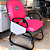 Cadeira Escolar Super Reforçada que Suporta até 300kg para Obesos, ideal para Escolas e Faculdades - Linha Fat - Rosa Pink - Imagem 2