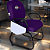 Cadeira Escolar Super Reforçada que Suporta até 300kg para Obesos, ideal para Escolas e Faculdades - Linha Fat - Roxo - Imagem 2