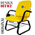 Cadeira Escolar Super Reforçada que Suporta até 300kg para Obesos, ideal para Escolas e Faculdades - Amarelo - Imagem 5