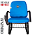 Cadeira Escolar Super Reforçada que Suporta até 300kg para Obesos, ideal para Escolas e Faculdades - Azul Bebê - Imagem 3