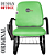Cadeira Escolar Super Reforçada que Suporta até 300kg para Obesos, ideal para Escolas e Faculdades - Verde Limão - Imagem 3