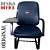 Cadeira Escolar Super Reforçada que Suporta até 300kg para Obesos, ideal para Escolas e Faculdades - Azul Marinho - Imagem 5