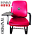 Cadeira Escolar Super Reforçada que Suporta até 300kg para Obesos, ideal para Escolas e Faculdades - Rosa Pink - Imagem 5