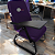 Cadeira Escolar Super Reforçada que Suporta até 300kg para Obesos, ideal para Escolas e Faculdades - Roxo - Imagem 2