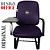 Cadeira Escolar Super Reforçada que Suporta até 300kg para Obesos, ideal para Escolas e Faculdades - Roxo - Imagem 4