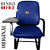 Cadeira Escolar Super Reforçada que Suporta até 300kg para Obesos, ideal para Escolas e Faculdades - Azul Royal - Imagem 5
