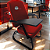 Cadeira Escolar Super Reforçada que Suporta até 300kg para Obesos, ideal para Escolas e Faculdades - Vermelho - Imagem 2