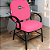 Cadeira Escolar que Suporta até 200kg Super Reforçada para Obesos, ideal para Escolas e Faculdades - Rosa Pink - Imagem 2