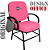 Cadeira Escolar que Suporta até 200kg Super Reforçada para Obesos, ideal para Escolas e Faculdades - Rosa Pink - Imagem 4