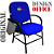 Cadeira Escolar que Suporta até 200kg Super Reforçada para Obesos, ideal para Escolas e Faculdades - Azul Royal - Imagem 4