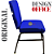 Cadeira para Igreja que Suporta até 300kg Super Reforçada para Obesos, ideal para Igrejas, Escolas e Faculdades - Azul Royal - Imagem 5
