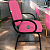 Cadeira para Obesos que Suporta até 200kg Super Reforçada, ideal para Porteiros, Portaria de Condomínios, Escolas, Faculdades e Escritórios - Rosa Pink - Imagem 2