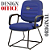 Cadeira para Obesos que Suporta até 200kg Super Reforçada, ideal para Porteiros, Portaria de Condomínios, Escolas, Faculdades e Escritórios - Azul Royal - Imagem 2