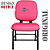 Cadeira para Obesos que Suporta até 200kg Super Reforçada, ideal para Porteiros, Portaria de Condomínios, Escolas, Faculdades e Escritórios - Rosa Pink - Imagem 4