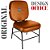 Cadeira para Obesos que Suporta até 200kg Super Reforçada, ideal para Porteiros, Portaria de Condomínios, Escolas, Faculdades e Escritórios - Caramelo - Imagem 3