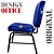 Cadeira para Obesos que Suporta até 200kg Super Reforçada, ideal para Porteiros, Portaria de Condomínios, Escolas, Faculdades e Escritórios - Azul Royal - Imagem 4