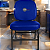 Cadeira para Obesos que Suporta até 200kg Super Reforçada, ideal para Porteiros, Portaria de Condomínios, Escolas, Faculdades e Escritórios - Azul Royal - Imagem 2