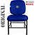 Cadeira para Obesos que Suporta até 200kg Super Reforçada, ideal para Porteiros, Portaria de Condomínios, Escolas, Faculdades e Escritórios - Azul Royal - Imagem 5
