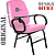 Cadeira Escolar que Suporta até 200kg Super Reforçada para Obesos, ideal para Escolas e Faculdades - Rosa Claro - Imagem 5