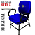 Cadeira Escolar que Suporta até 200kg Super Reforçada para Obesos, ideal para Escolas e Faculdades - Azul Royal - Imagem 4