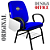 Cadeira Escolar que Suporta até 200kg Super Reforçada para Obesos, ideal para Escolas e Faculdades - Azul Royal - Imagem 3