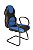Cadeira Gamer Base Fixa com braço Linha Gamer Racing Azul - Imagem 1