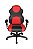 Cadeira Gamer Base com braço Linha Gamer Racing Vermelho - Imagem 9