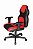 Cadeira Gamer Base com braço Linha Gamer Racing Vermelho - Imagem 3