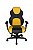Cadeira Gamer Base Giratória com braço Linha Gamer Racing Amarelo - Imagem 5
