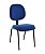 Cadeira Executiva Base Fixa Palito Linha Robust Azul - Imagem 1