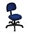 Cadeira Secretária com Base Giratória Linha Robust Azul - Imagem 1