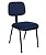 Cadeira Secretária Fixa Palito Linha Square Azul - Imagem 1