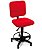 Cadeira Secretária Base Caixa Linha Tela Mesh Vermelho - Imagem 1