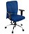 Cadeira Digitador  com Braços Linha Tela Mesh Azul - Imagem 1