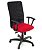 Cadeira Presidente com Braços Linha Tela Mesh Vermelho - Imagem 1