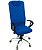 Cadeira Presidente com apoio de cabeça Linha Tela Mesh Azul - Imagem 1
