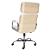 Cadeira Original Eames Presidente com Rodinhas Cromadas e Anti Risco Linha Capa em Madeira Branco - Imagem 4