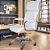 Cadeira Original Eames Presidente com Rodinhas Cromadas e Anti Risco Linha Capa em Madeira Branco - Imagem 1