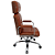 Cadeira Original Eames Presidente com Rodinhas Cromadas e Anti Risco Linha Capa em Madeira Cor Caramelo - Imagem 7