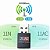 ADAPTADOR USB WIRELESS 2,4GHZ/5GHZ 600MBPS NANO - Imagem 2