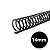 ESPIRAL DE ENCADERNAÇÃO PRETO C/100 UNIDADES - Imagem 6
