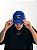 Boné Dad Hat Azul Bordado Camelo - Imagem 1