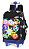 MOCHILA DE RODINHA DIVERTIDAMENTE PRETA  LUXCEL - Imagem 1