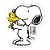 BORRACHA SNOOPY - TILIBRA - Imagem 1
