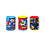 APONTADOR METALICO C/ DEPOSITO 2 FUROS SONIC - LEONORA - Imagem 1